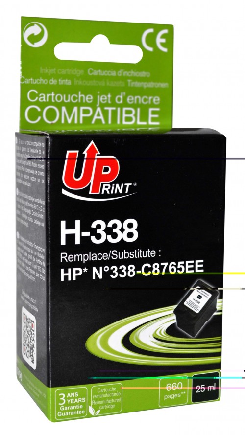 UP-H-338-HP C8765-N°338-REMA-BK