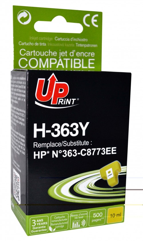 UP-H-363Y-HP C8773E-N°363-REMA-Y