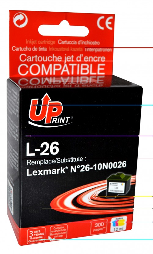 UP-L-26-LEXMARK 10N0026/DELL 529/530-Z 13/N°26-REMA-CL