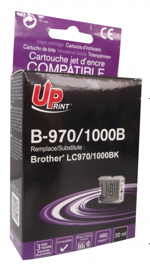 UP-B-970/1000B-BROTHER UNIV DCP 150/150C/135C/130C/MFC 260/240-LC970/1000-BK