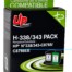 UP-H-338/343-PACK 2|HP C8765/66-N°338/N°343-REMA-(BK+CL)