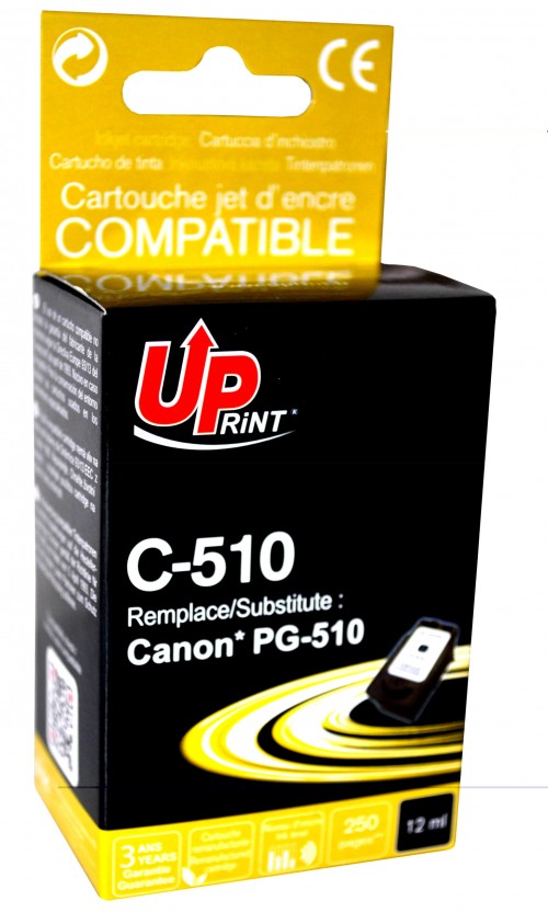 UP-C-510-CANON IP 2700-PG 510-REMA-BK