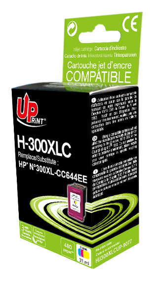 UP-H-300XLC-HP CC644EE-N°300XL-REMA-CL