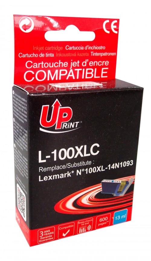 UP-L-100XLC-LEXMARK PRO205/805/905-N°100XL-C