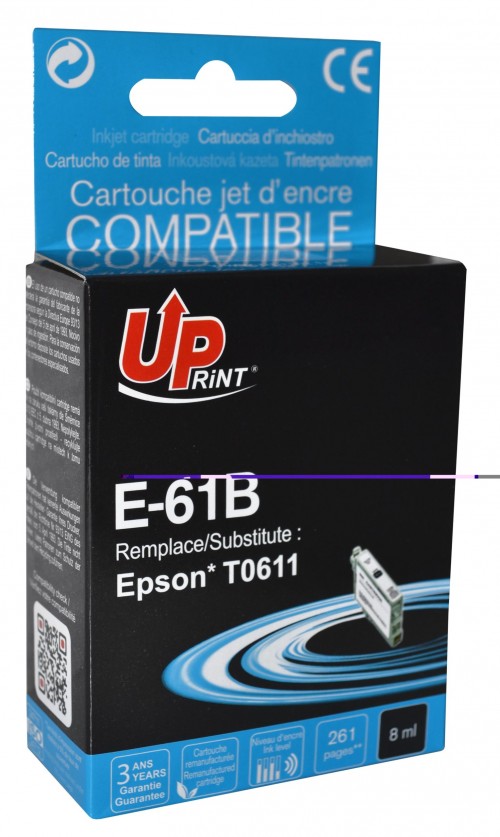 UP-E-61B-EPSON STY D68/D88-T0611-BK-REMA#