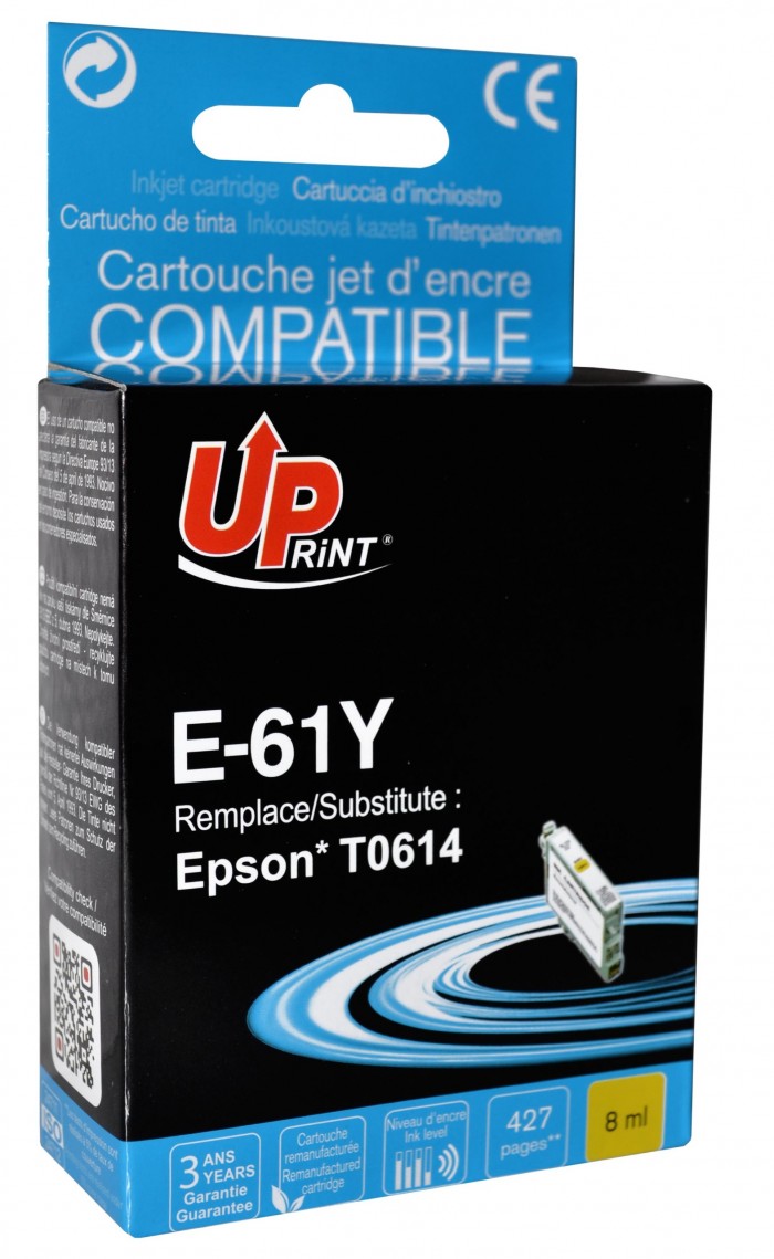 UP-E-61Y-EPSON STY D68/D88-T0614-Y-REMA#
