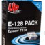 UP-E-128-PACK 5|EPSON STY S22/SX125-T128 (2BK+C+M+Y)-REMA