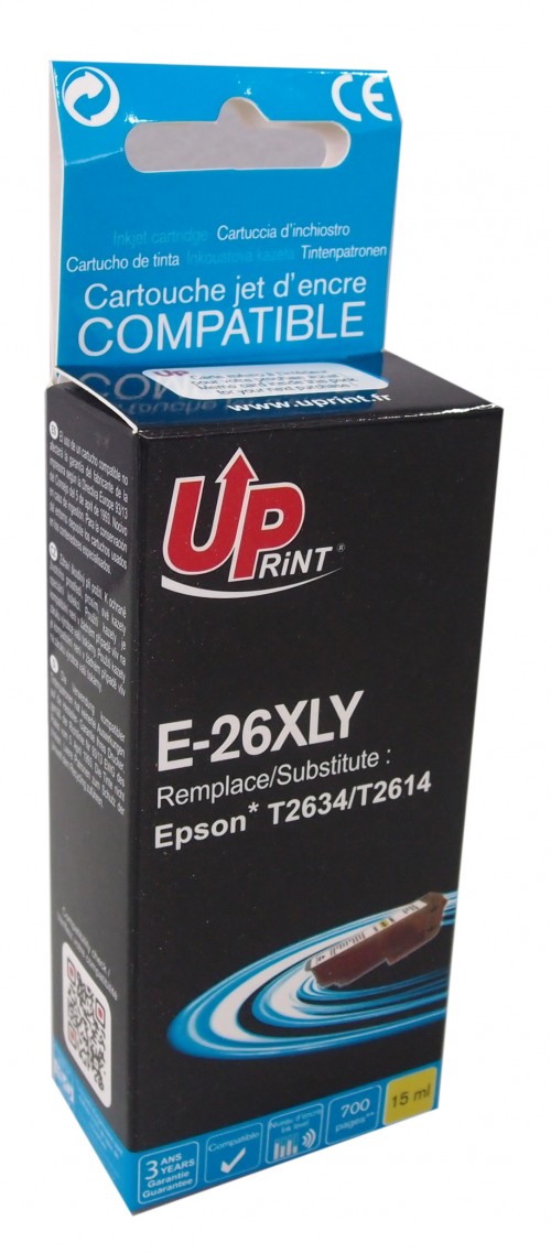 UP-E-26XLY-EPSON XP600/700/800-T2634-Y