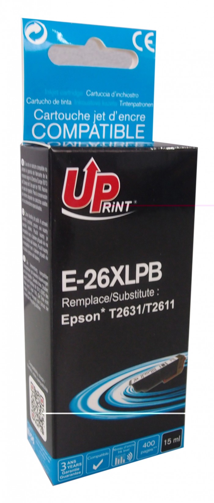 UP-E-26XLPB-EPSON XP600/700/800-T2631-PB