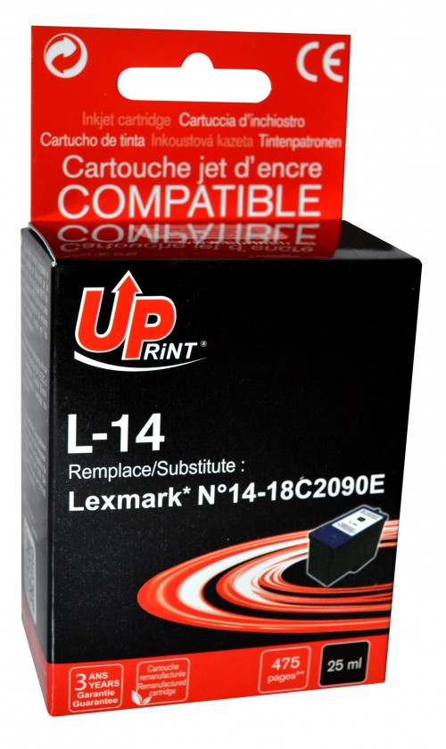 UP-L-14-LEXMARK N°14-18C2090E-BK