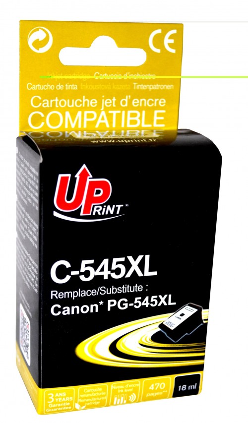 UP-C-545XL-CANON IP2850/MG2450/MG2450-PG545XL-REMA-BK