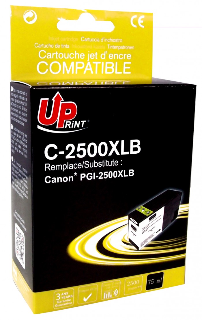 UP-C-2500XLB-CANON MAXIFY IB4050 -PGI2500XL-BK