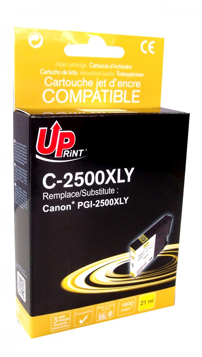 UP-C-2500XLY-CANON MAXIFY IB4050 -PGI2500XL-Y