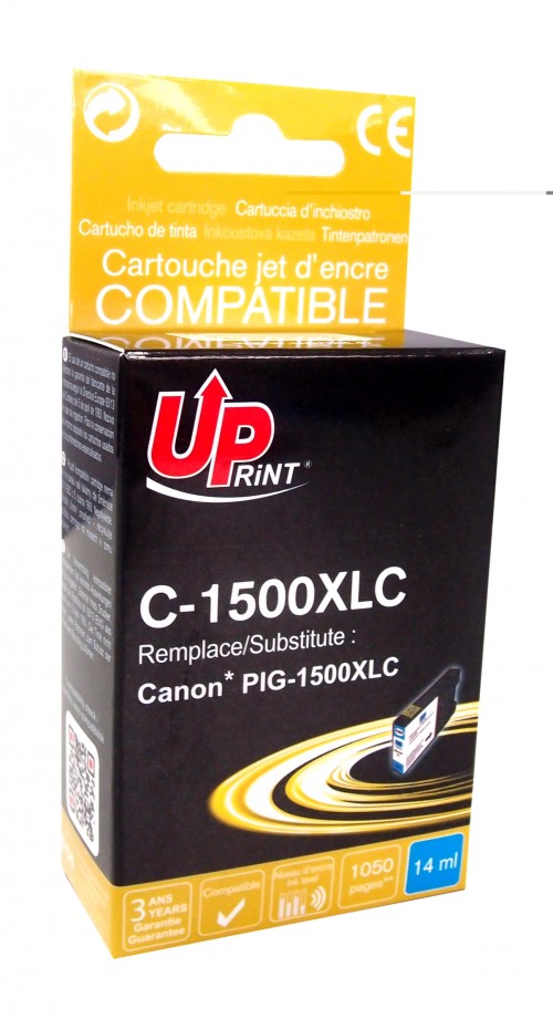 UP-C-1500XLC-CANON MAXIFY MB2050 -PGI1500XL-C