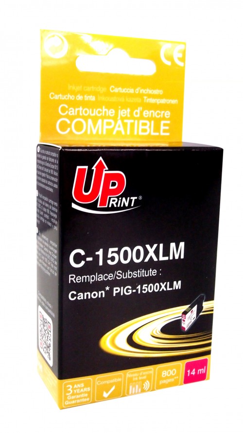 UP-C-1500XLM-CANON MAXIFY MB2050 -PGI1500XL-M