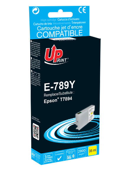 UP-E-789Y-EPSON WF5110DWF/5190DW/5690DWF-T7894/T79XXL-Y