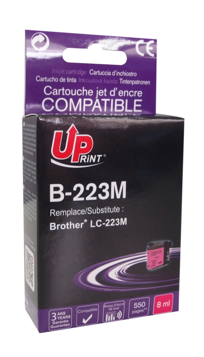 UP-B-223M-BROTHER MFC-J4620DW-LC223-CHIP V3-M