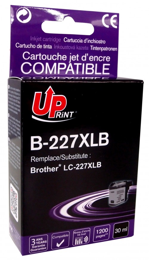 UP-B-227XLB-BROTHER MFC-J4620DW-LC227XL-CHIP V3-BK