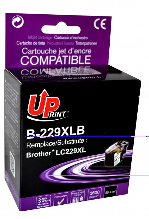 UP-B-229XLB-BROTHER MFC-J5320DW-LC229XL-CHIP V3-BK
