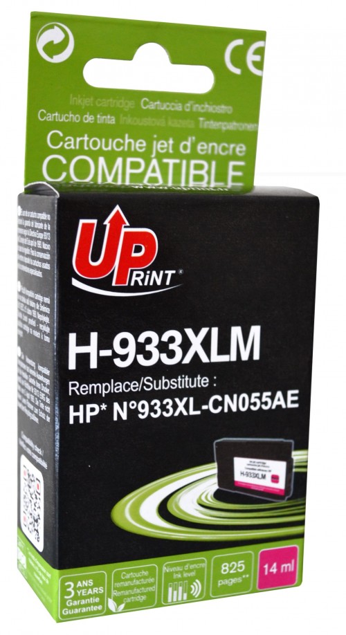 UP-H-933XLM-HP CN055A-N°933XL-CHIP V4-REMA-M