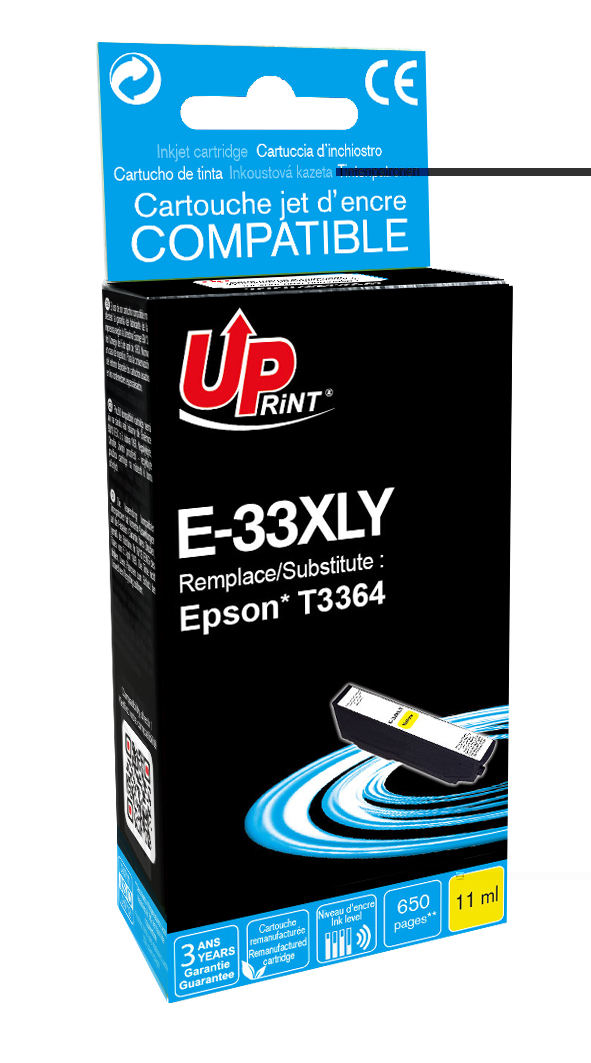UP-E-33XLY-EPSON XP-530/630/635/830-T3364-Y