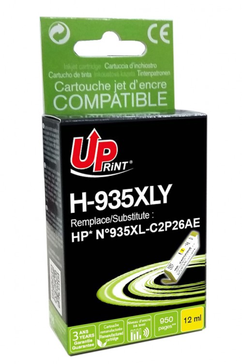 UP-H-935XLY-HP C2P26AE-N°935XL-WITH CHIP-V4-REMA-Y