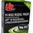 UP-H-932/933XL-PACK 4|HP CN053/54/55/56-N°932/933XL-REMA-CHIP V4 (BK+C+M+Y)