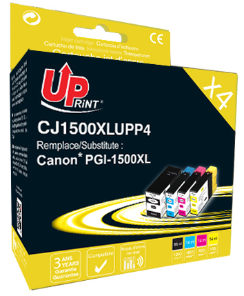 UP-C-1500XL-PACK 4|CANON MAXIFY MB2050-PGI1500XL (BK+C+M+Y)