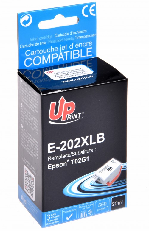 UP-E-202XLB-EPSON XP6000/6005-T02G1-BK