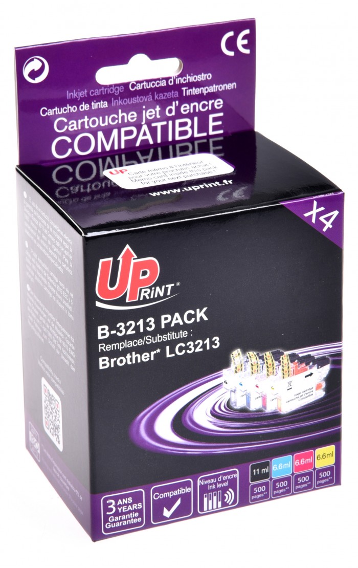 UP-B-3213-PACK 4-BROTHER DCP772/MFP890-LC3213-BK+C+M+Y