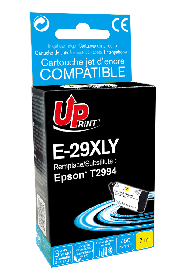 UP-E-29XLY-EPSON XP-235/332/335/432/435-T2994-Y-CHIP V2