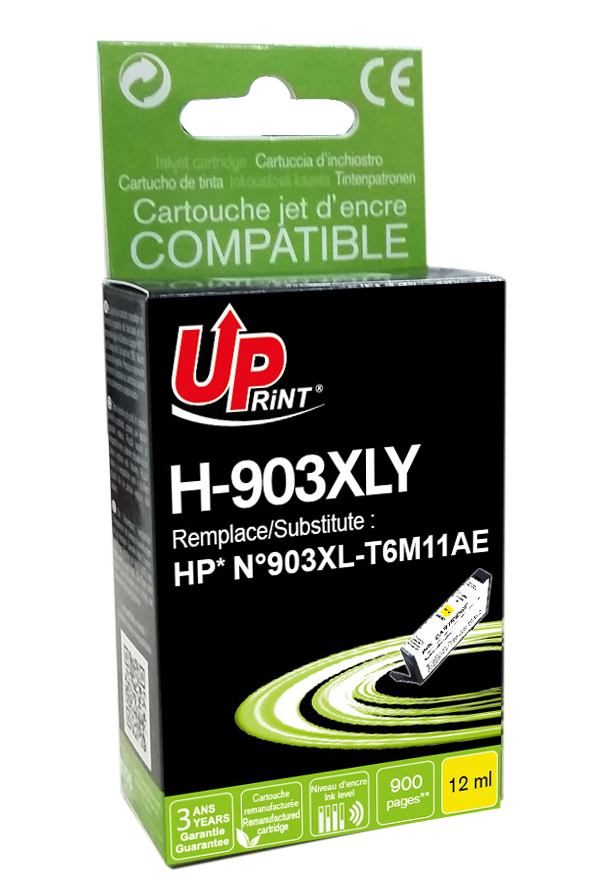 UP-H-903XLY-HP T6M11AE -N°903XL-Y-REMA