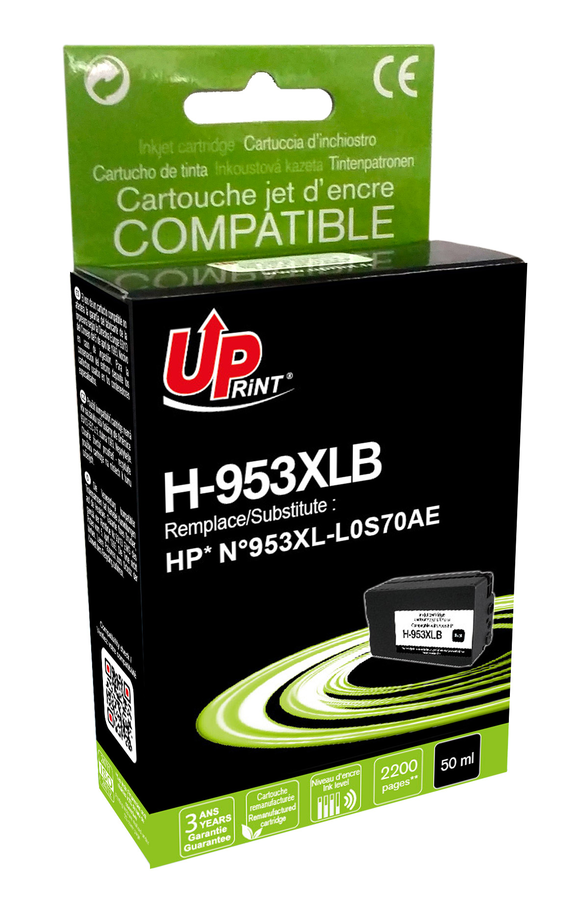 HALLOLUX 953 Cartouches d'encre Remplacement Compatible pour HP